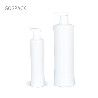 Custom Logo 350ml 1000ml Shampoo Packaging Bottle Round Hdpe Pump Bottle